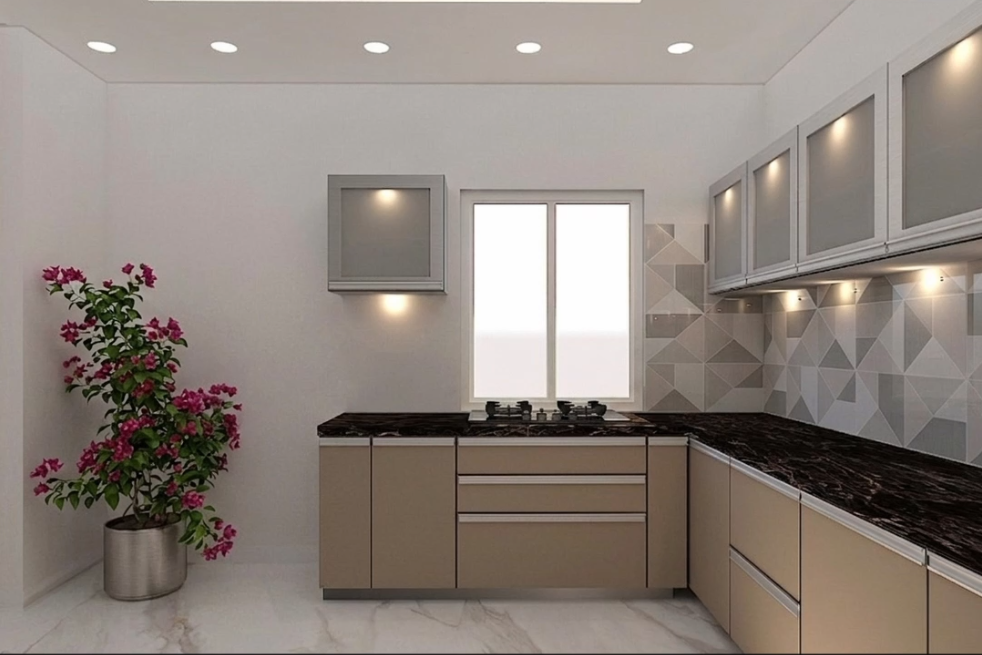 Refined modular home kitchen finish by Asia Fineline